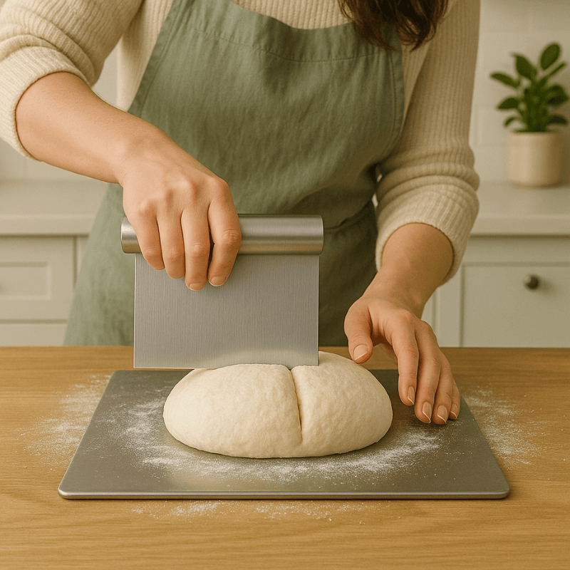 eternaware™ Stainless Steel Bench Scraper