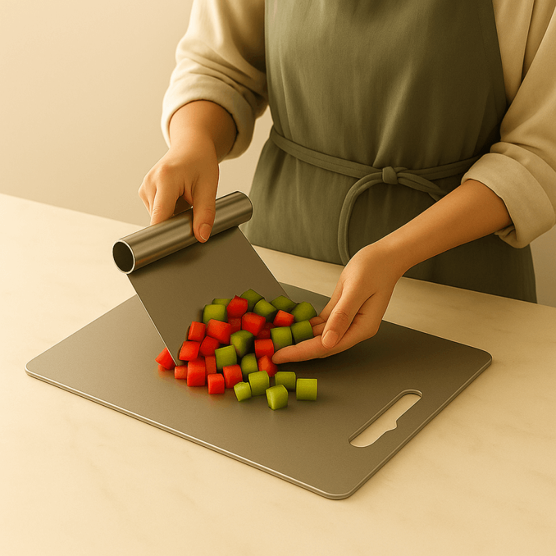 eternaware™ Stainless Steel Bench Scraper